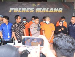 Selama Januari 2025, Polres Malang Berhasil Ungkap 6 Kasus Curanmor, 7 Tersangka Diamankan