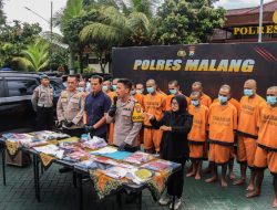 13 Kasus Narkoba Diungkap Polres Malang dan Berhasil Sita 586 Gram Sabu