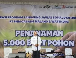 Jaga Ekosistem Aliran Sungai, Wabup Malang Hadiri Penanaman 5.000 Bibit Pohon di Daerah Aliran Sungai (DAS) Brantas,