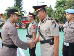 Kapolres Batu AKBP Andi Yudha Pranata Pimpin Sertijab Kapolsek Pujon