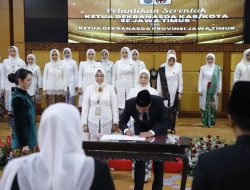 Siti Faujiyah Nurochman Resmi Dilantik Sebagai Ketua Dekranasda Kota Batu periode 2025-2030