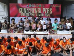 Selama Operasi Pekat Semeru 2025, Polresta Malang Kota Berhasil Ungkap 41 Kasus Kriminal