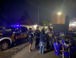 Ganggu Ketertiban, Polsek Dampit Cegah ‘Sahur on The Road’ Gunakan Sound Berlebihan