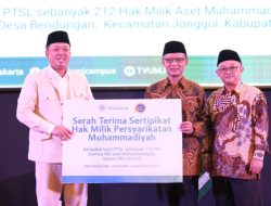 Pemerintah Percepat Sertifikasi Tanah Wakaf, Muhammadiyah Terima 212 Sertipikat