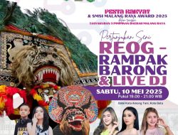Pesta Rakyat SMSI Malang Raya Hadirkan Pertunjukan Seni Reog Rampak Barong dan Live DJ