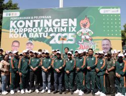 Targetkan Masuk 10 Besar, Pemkot Batu Lepas 724 Kontingen Porprov Jatim