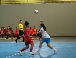 Tanding Perdana di Porprov Jatim IX, Tim Futsal Putri Kota Batu Kalah Tipis dari Blitar
