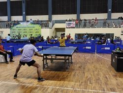 Tim Beregu Tenis Meja Kota Batu Tembus 8 Besar dan Targetkan Medali Emas