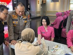 Polresta Malang Kota Melaksanakan  Bakkes Pap Smear dan Vaksin HPV Gratis