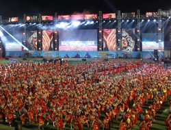 3000 Penari Bapang Topeng Malangan, Semarakkan Closing Ceremony Porprov IX Jatim 2025 di Stadion Kanjuruhan