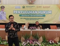 Gelar Penyuluhan Hukum di Kelurahan Cemorokandang, Kantah Kota Malang Sampaikan Terobosan Layanan