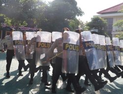 Antisipasi Kontijensi, Sat Samapta Polres Batu Gelar Latihan Dalmas