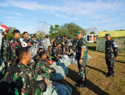 Pangdivif 2 Kostrad Tinjau Latihan Terjun Payung Brigif 18/Trisula di Grati Pasuruan