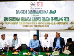 Danrem 083/Bdj Ajak Warga Sulsel di Malang Raya Merajut Kebersamaan