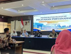 Guna Tingkatkan Kualiatas Pelayanan, BPN Jatim Beri Pelatihan Insentif Kepada Petugas Loket