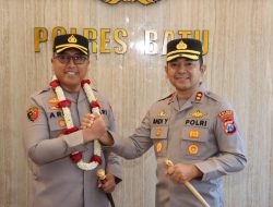 AKBP Aris Purwanto Resmi Jabat Kapolres Batu Gantikan AKBP Andi Yudha Pranata