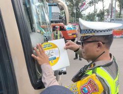 Ops Keselamatan Semeru 2026 Polres Batu Laksanakan Uji Kelaikan Jalan Angkutan Umum