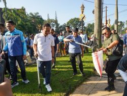 Diisi dengan Korve, Bupati dan Walikota Malang Ikuti Apel Siaga Gerakan Indonesia ASRI bersama Menteri LH