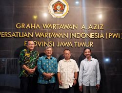 Diskusi dengan Ketua PWI Jatim, Kepala Bakorwil Malang Ajak Perkuat Narasi Pengembangan Potensi Selatan Jatim Menuju Malang Megapolitan