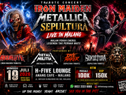 Tribute Iron Maiden, Metallica, dan Sepultura Siap Panaskan Skena Metal Malang