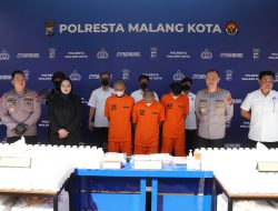 Polresta Malang Kota Gagalkan Peredaran Narkoba Lintas Daerah, Amankan 2 Kilogram Sabu dan Ratusan Ribu Pil Double L