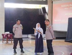 MPLS SMAN 8 Malang Dihiasi Edukasi Hukum, Polisi Ajak Pelajar Lawan Korupsi dan Narkoba