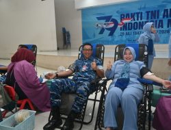 Setetes Darah Jadi Wujud Pengabdian, Lanud Abdulrachman Saleh Gelar Donor Darah Peringati Hari Bakti TNI AU Ke-79