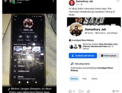 Hati-Hati! Akun Palsu Catut Nama Ketua GRIB JAYA Kabupaten Malang