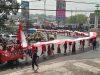 Kirab Bendera 81 Meter, Warga Penanggungan Satukan Langkah Rayakan Kemerdekaan