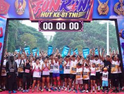Ribuan Warga dan Prajurit TNI Bersatu di Fun Run 5K, Perkuat Semangat Hidup Sehat dan Kemanunggalan