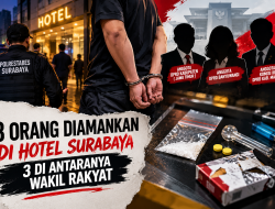 Digerebek di Hotel Surabaya, 8 Orang Diamankan Polisi, 3 Diantaranya Wakil Rakyat