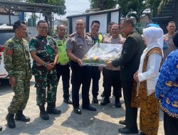 Kejutan HUT TNI ke-81, 7 Tumpeng Polresta Malang Kota Menyapa Satuan TNI