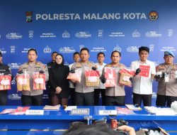 Polresta Malang Kota Bongkar 119 Kasus Narkotika, 175 Tersangka Diamankan
