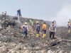 Api TPA Supit Urang Sulit Dipadamkan, Angin Kencang Picu Api Kembali Muncul